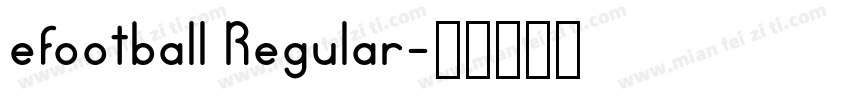 efootball Regular字体转换